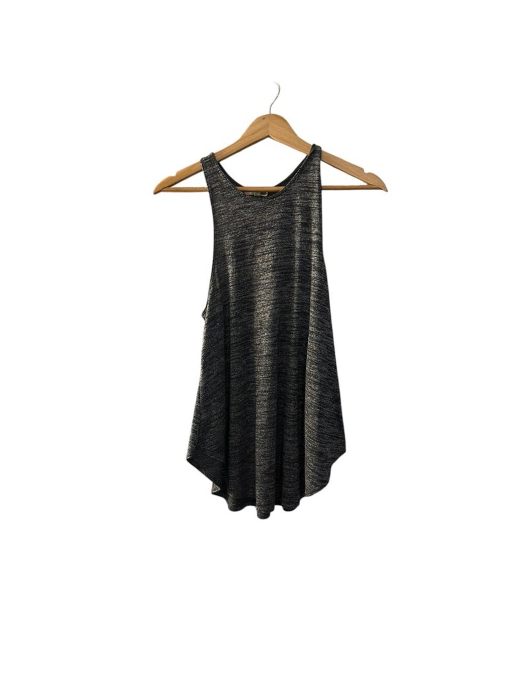 Wilfred Free Aritzia Gray Marled Racerback Swing Tank Size Medium